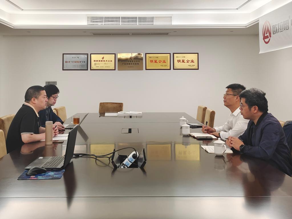 兰理工温州泵阀院走访欧拉姆阀门科技有限公司