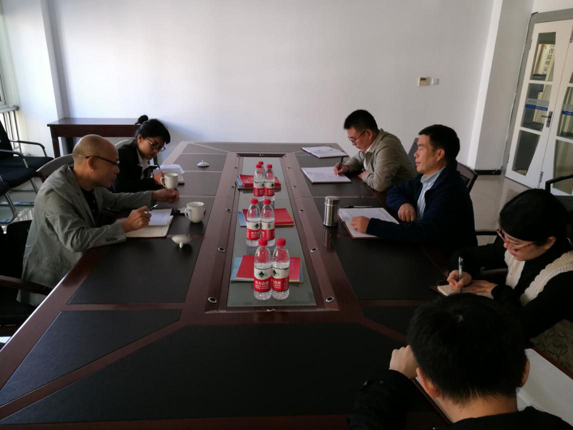 永嘉县科技局副局长陈三豹一行来我院考察工作