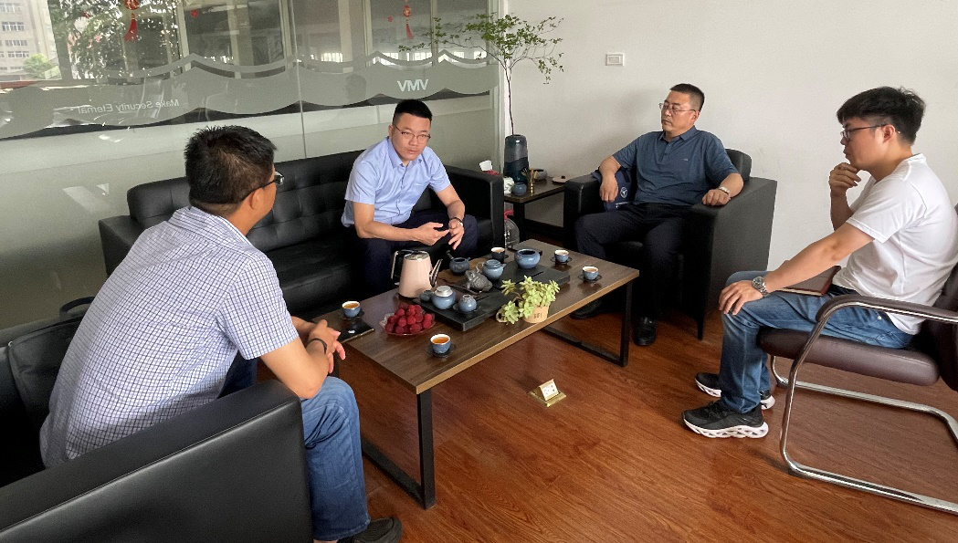 兰理工温州泵阀工程院走访纽顿流体科技有限公司