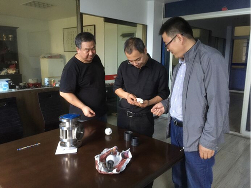 泵阀研究院走访中力阀门有限公司