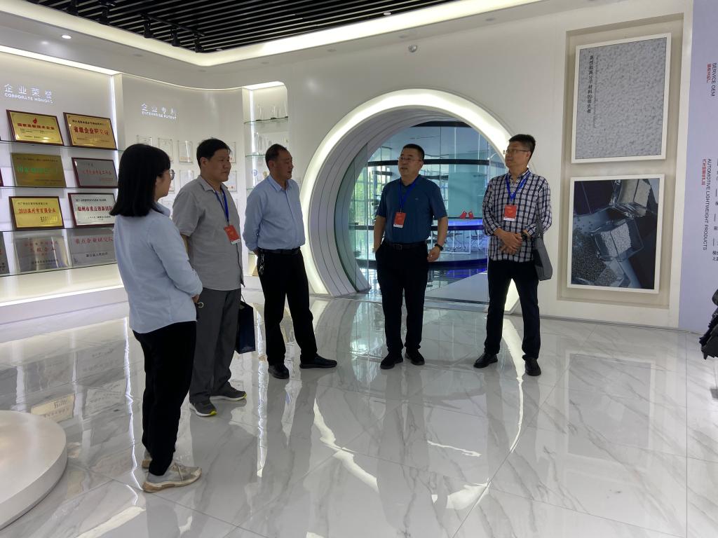 兰理工温州泵阀院走访中广核俊尔新材料有限公司