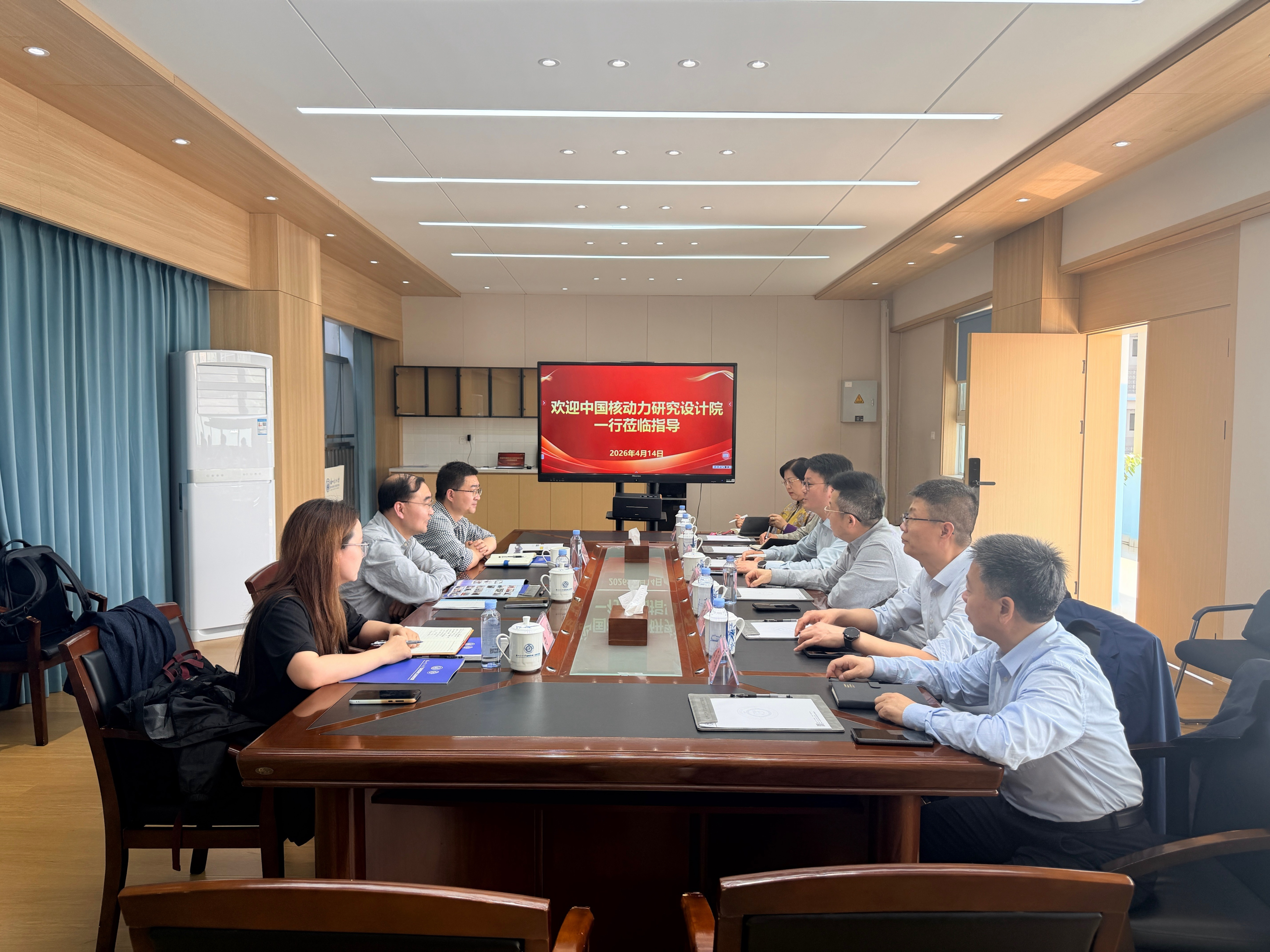 中国核动力研究设计院到兰理工温州泵阀院开展合作交流
