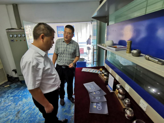 永嘉县科技局徐浙忠副局长一行来我院调研