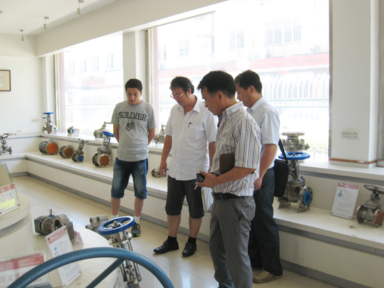 研究院走访浙江维都利阀门制造有限公司