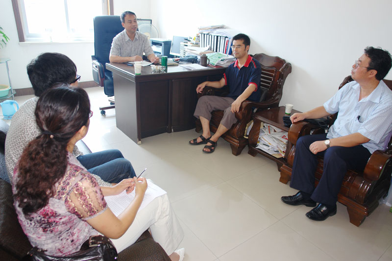 经管学院张世新教授一行来温调研