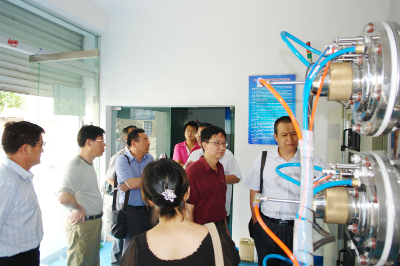 省科技厅王桂良副处长一行莅临泵阀平台检查指导工作