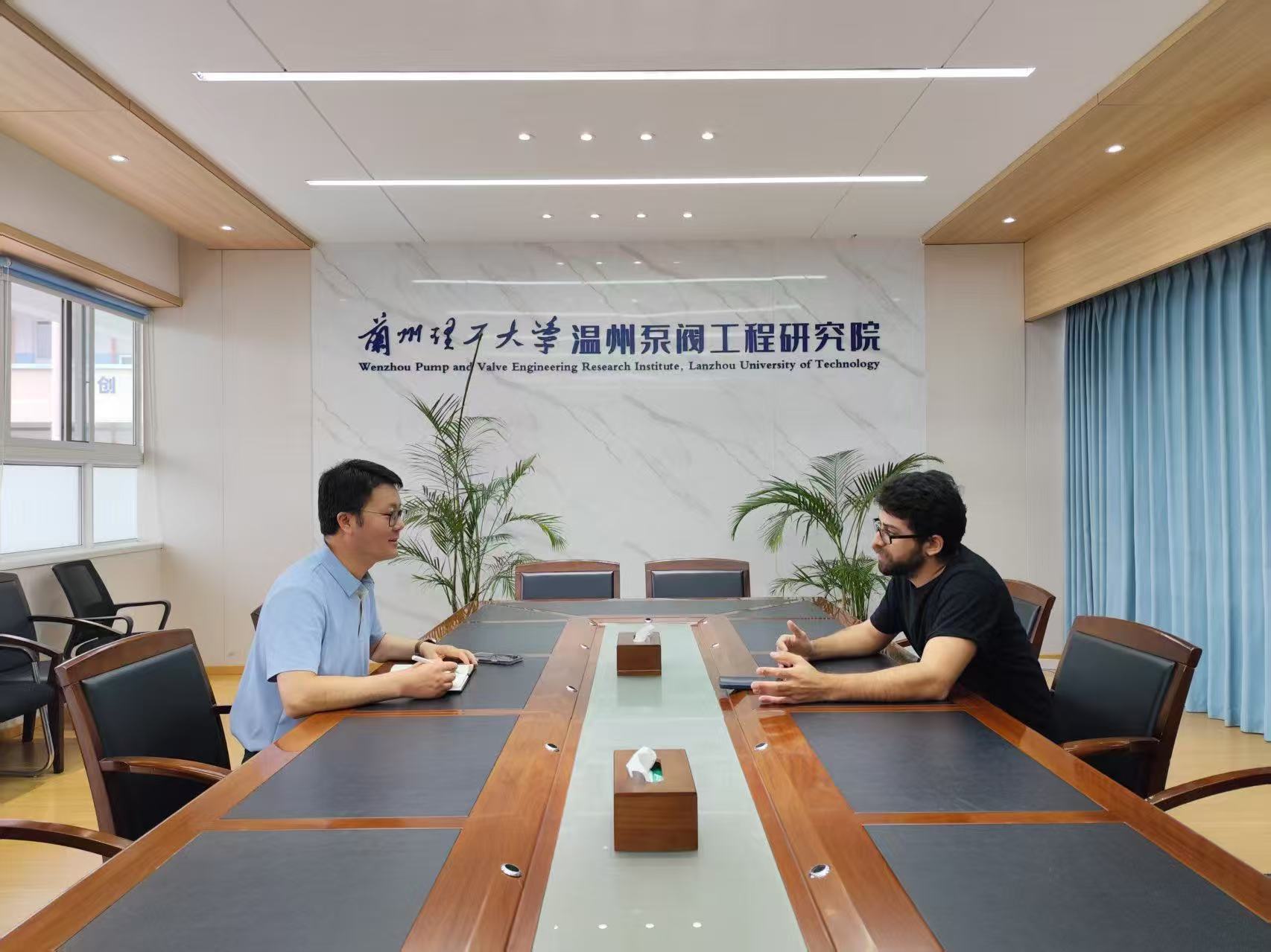 巴西国家石油公司工程师赴兰理工温州泵阀院开展合作交流