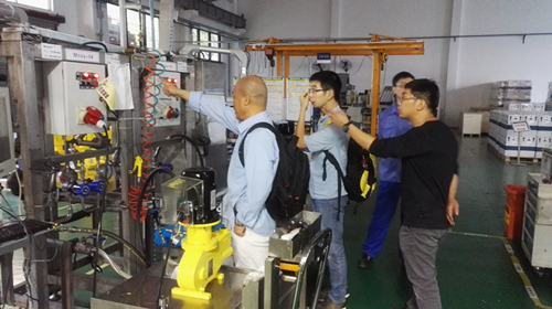 研究院赴米顿罗工业设备（上海）有限公司开展合作交流