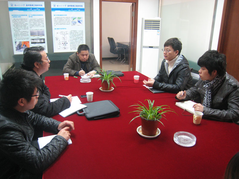 研究院走访龙湾科技局